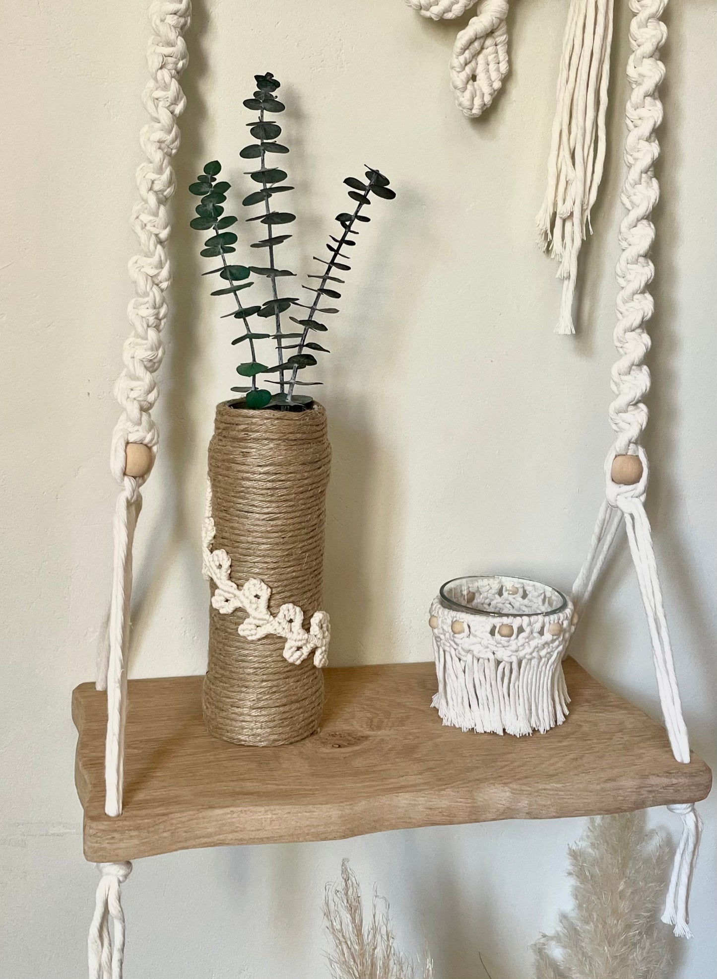 Vase Alya jute et macramé