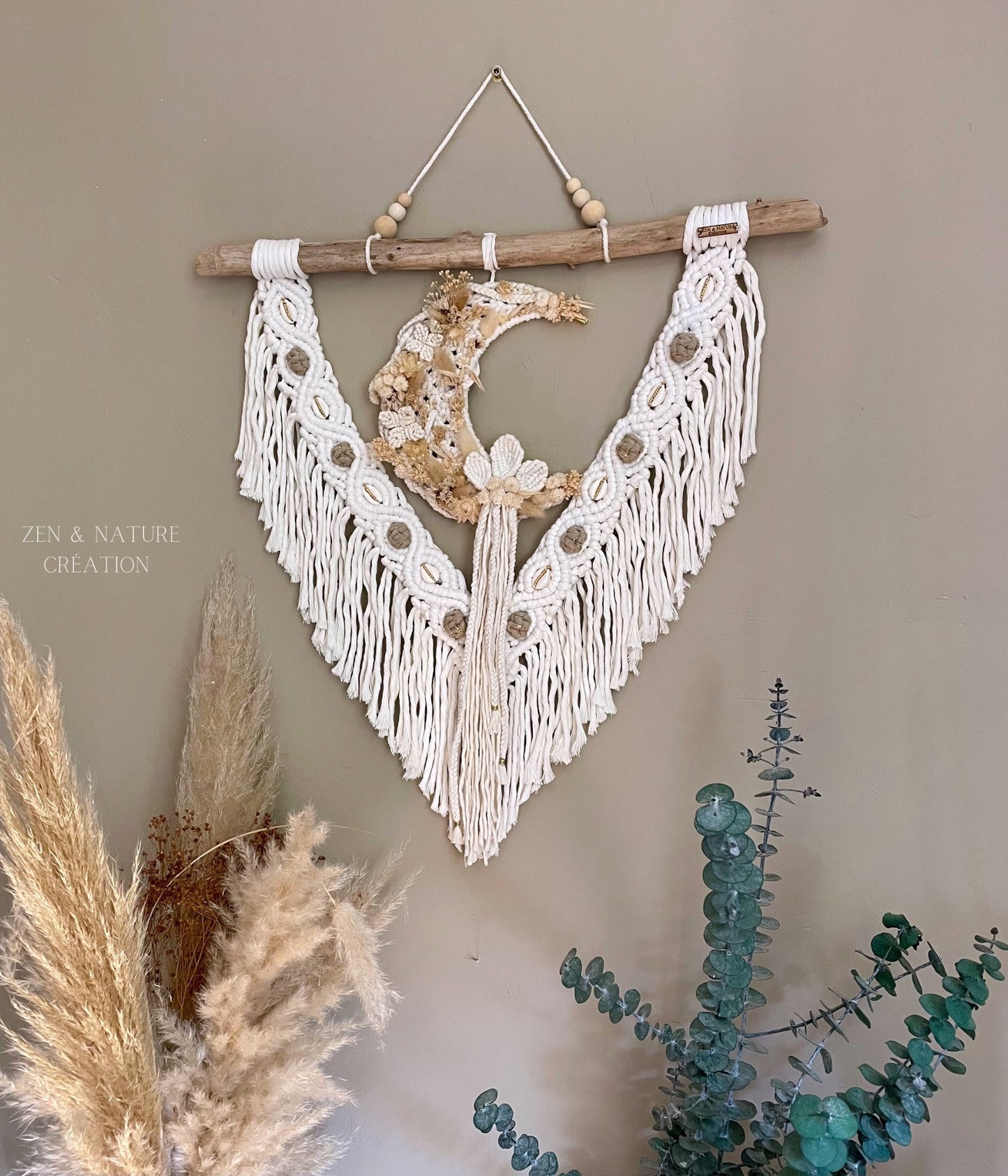 Tissage d’art «Sawan» en macramé