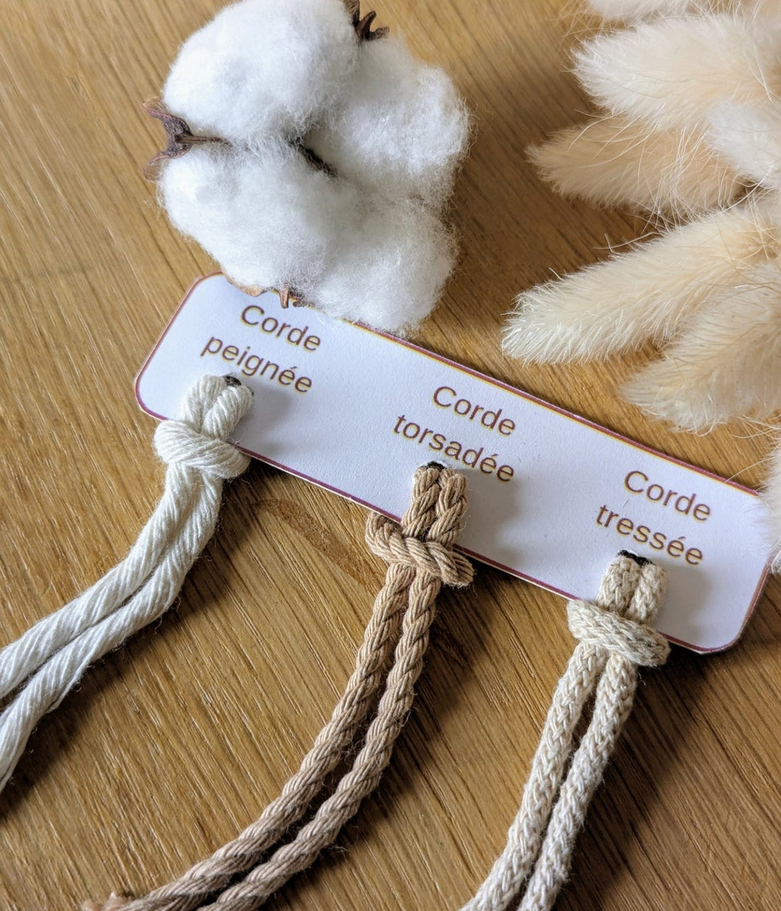 Quel type de cordes pour le macramé?