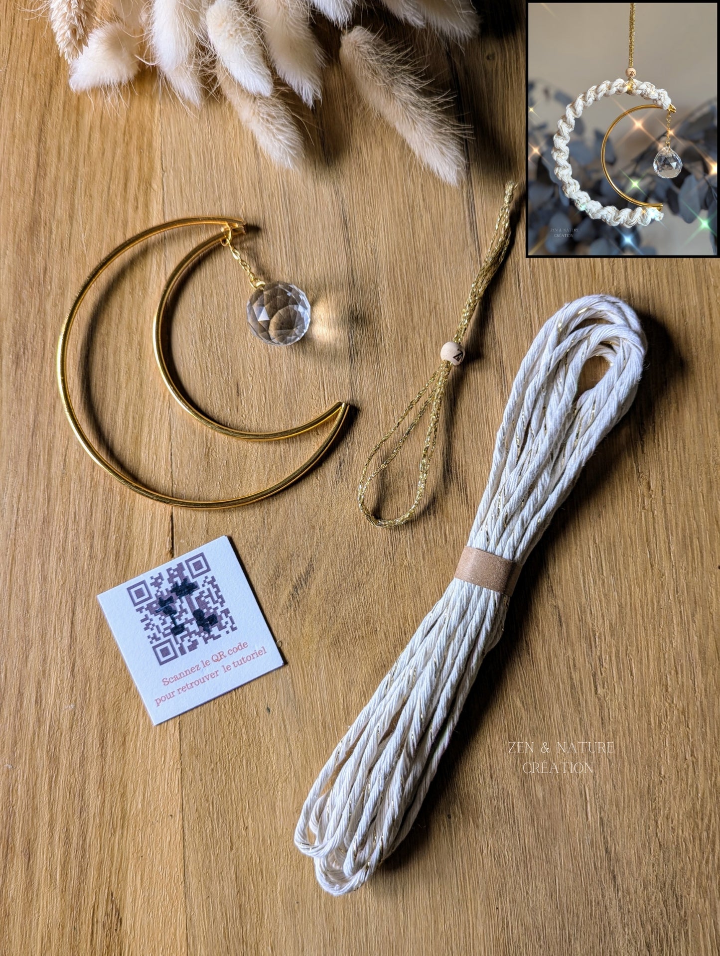 Coffret DIY L'art du macramé "Le duo créatif"