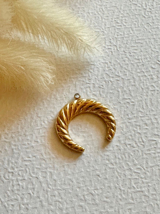 Breloque lune | Acier inoxydable