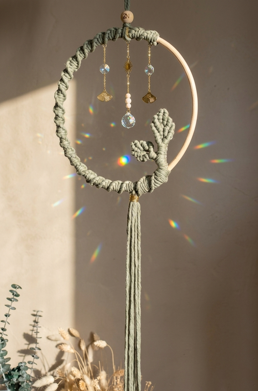 Attrape-soleil XL Nëalia en macramé