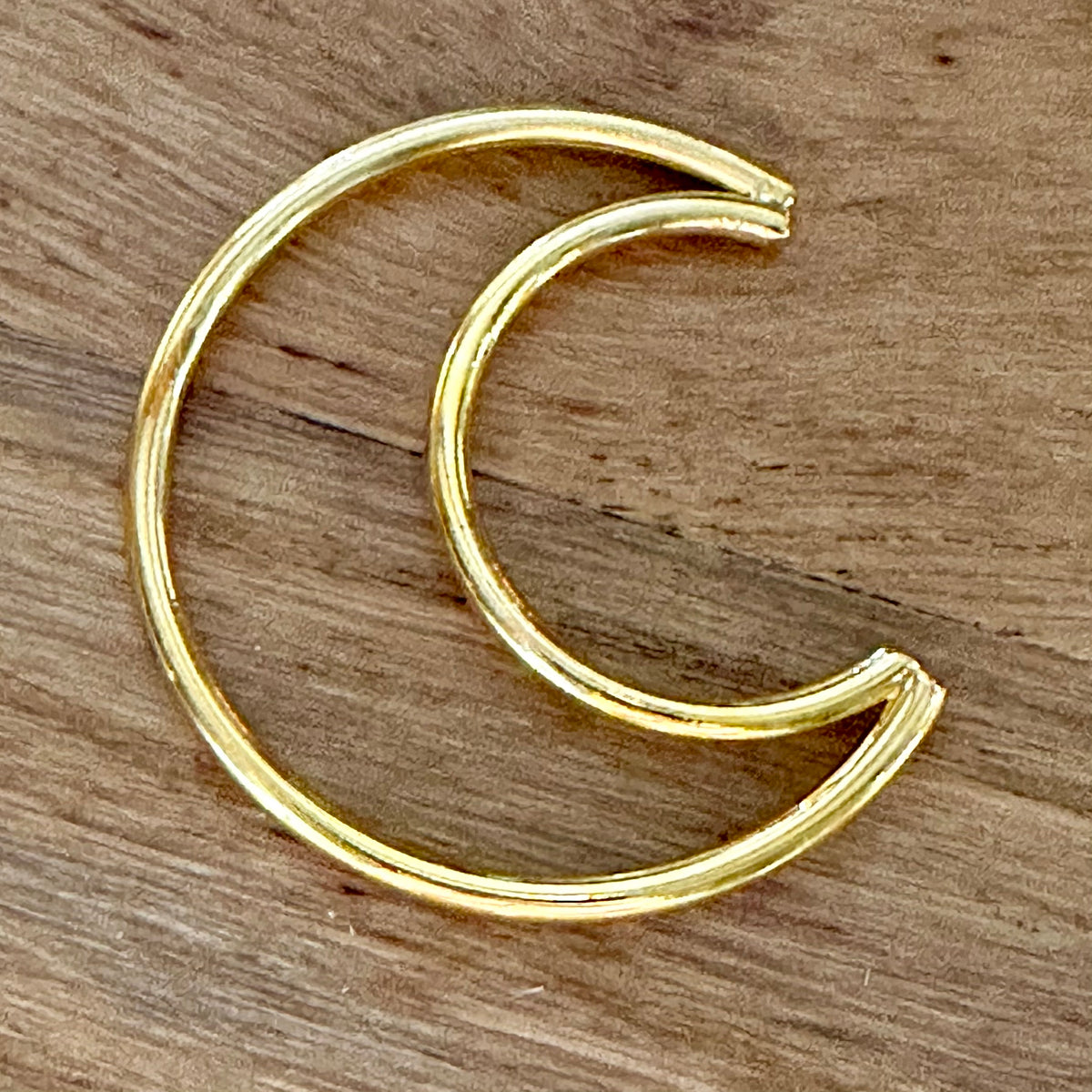 Anneaux Métal Doré 5 cm (Cercle, Lune, Cœur) pour Macramé & DIY