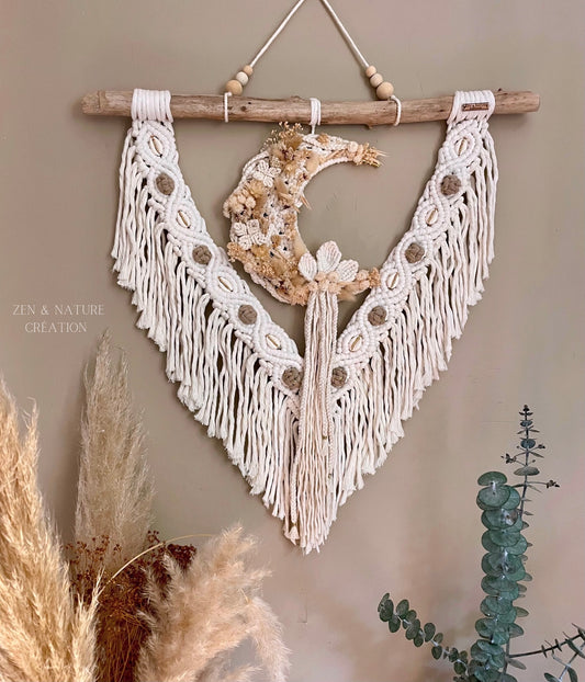 Tissage d’art «Sawan» en macramé